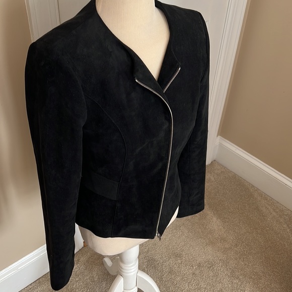 Calvin Klein Suede Jacket - Picture 2 of 7